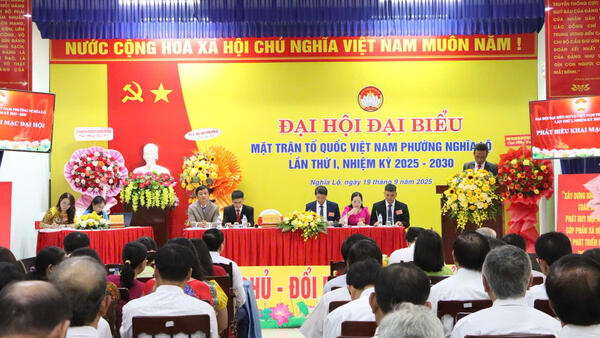 Uỷ ban MTTQ Việt Nam phường Nghĩa Lộ tổ chức thành công Đại hội đại biểu lần thứ I, nhiệm kỳ 2025 – 2030